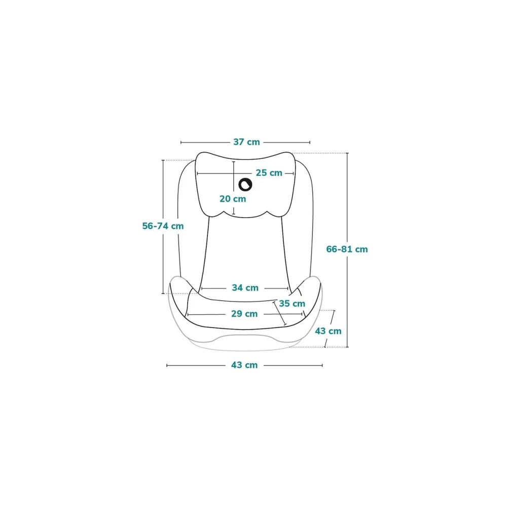 Lionelo Siège Auto Hugo Leather Black 15-36 Kg 8 Lionelo Siège Auto Hugo Leather Black 15-36 Kg – Image 6