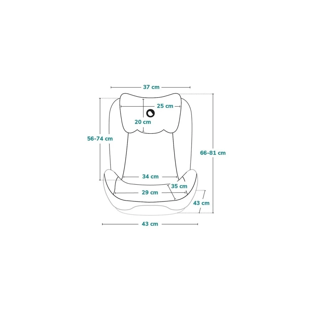 Lionelo Siège Auto Hugo Leather Grey 15-36 Kg 10 Lionelo Siège Auto Hugo Leather Grey 15-36 Kg – Image 8