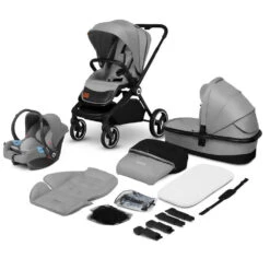 Lionelo Poussette Multifonction Mika 3en1 Grey Stone -Lionelo le041001785 8
