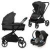 Lionelo Poussette Multifonction Mika 3en1 Grey Graphite
