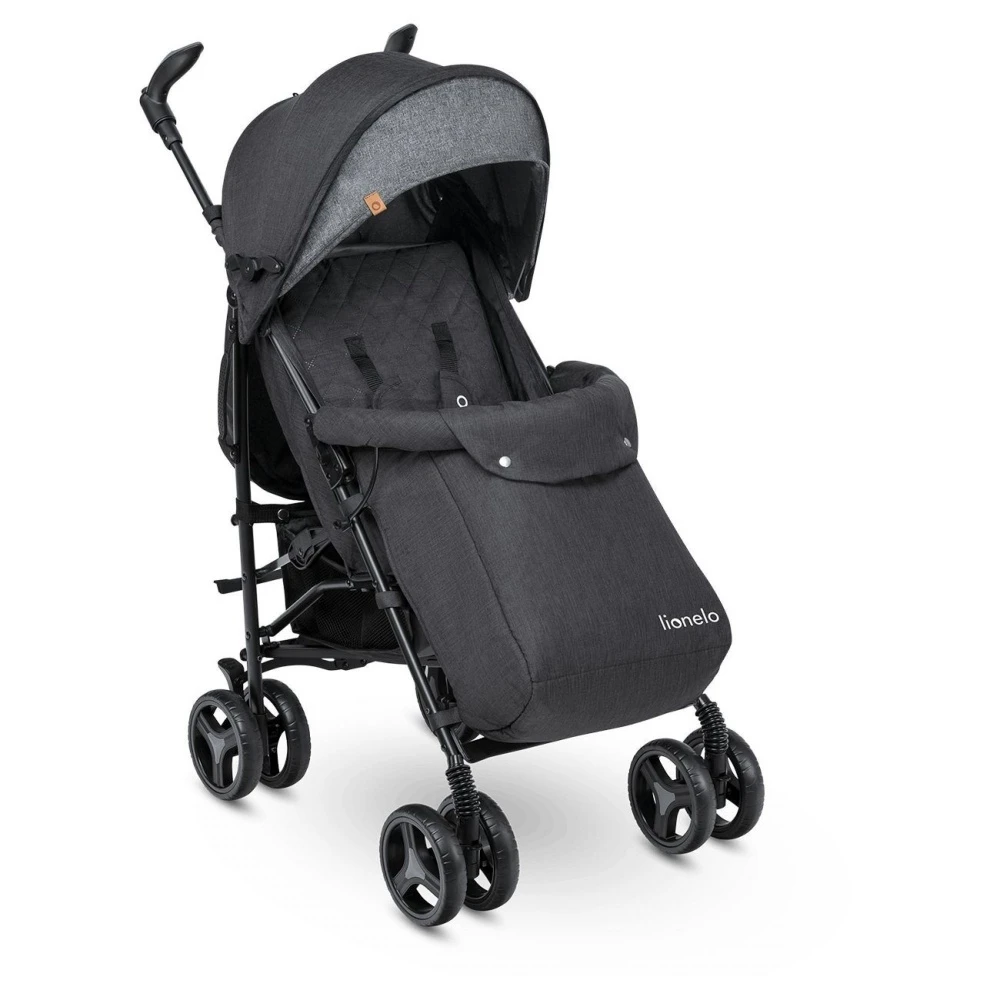 Lionelo Poussette Irma Black & Dark Grey 5 Lionelo Poussette Irma Black & Dark Grey – Image 3
