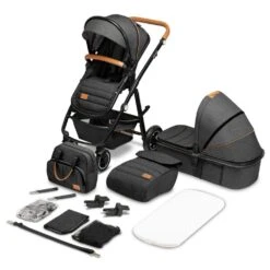 Lionelo Pack Duo Poussette Amber + Nacelle Grey Graphite