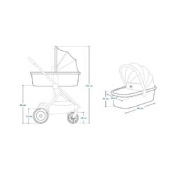 Lionelo Pack Duo Poussette Amber + Nacelle Grey Graphite 23 Lionelo Pack Duo Poussette Amber + Nacelle Grey Graphite -Lionelo le041200412 10