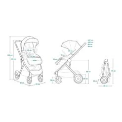 Lionelo Pack Duo Poussette Amber + Nacelle Grey Graphite 22 Lionelo Pack Duo Poussette Amber + Nacelle Grey Graphite -Lionelo le041200412 9