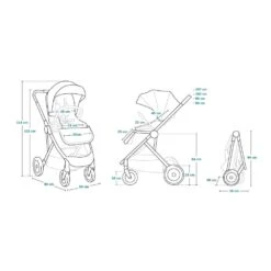 Lionelo Pack Duo Poussette Amber + Nacelle Grey Stone 23 Lionelo Pack Duo Poussette Amber + Nacelle Grey Stone -Lionelo le041200429 10