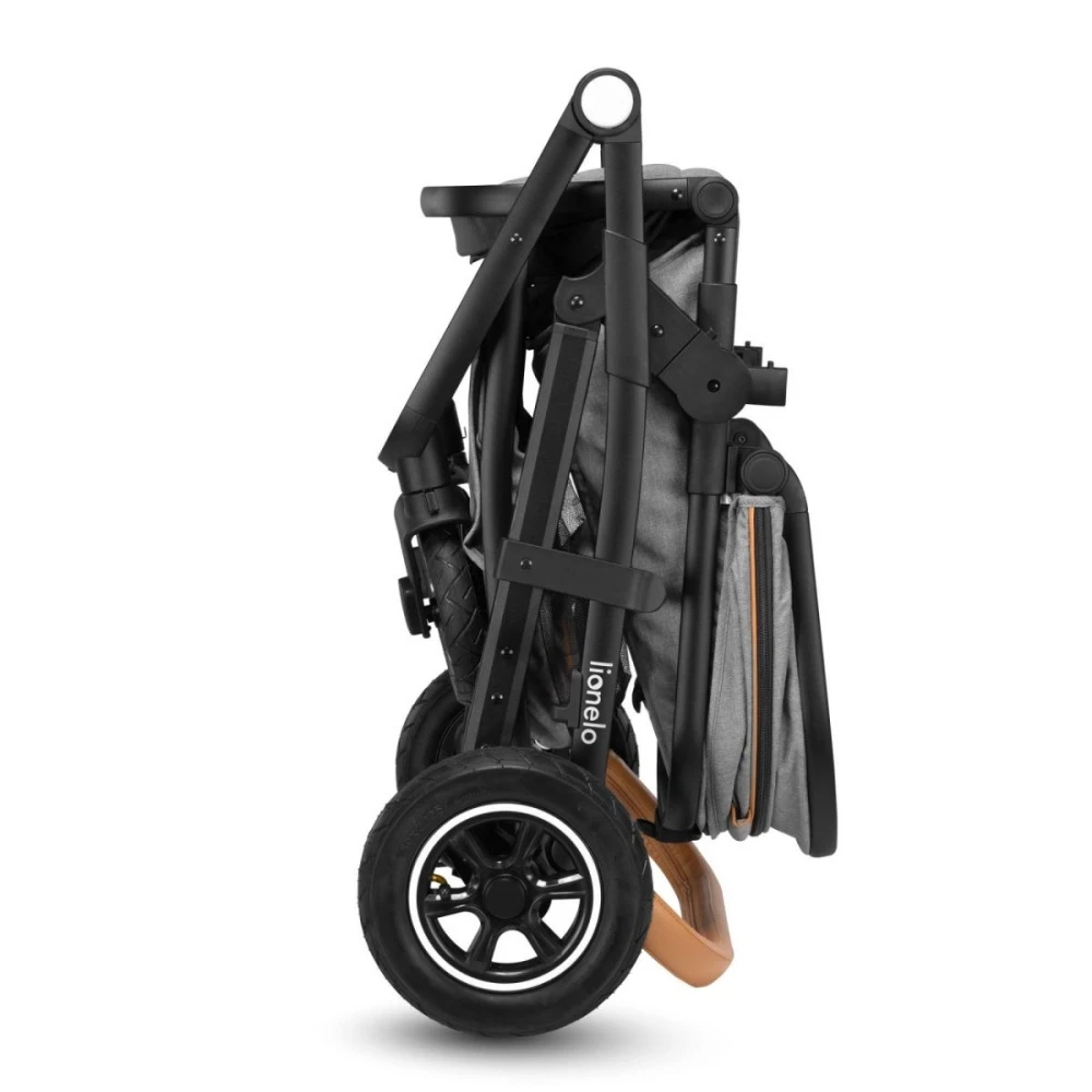 Lionelo Pack Duo Poussette Amber + Nacelle Grey Stone 9 Lionelo Pack Duo Poussette Amber + Nacelle Grey Stone – Image 7