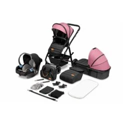 Lionelo Poussette Trio Amber Pink