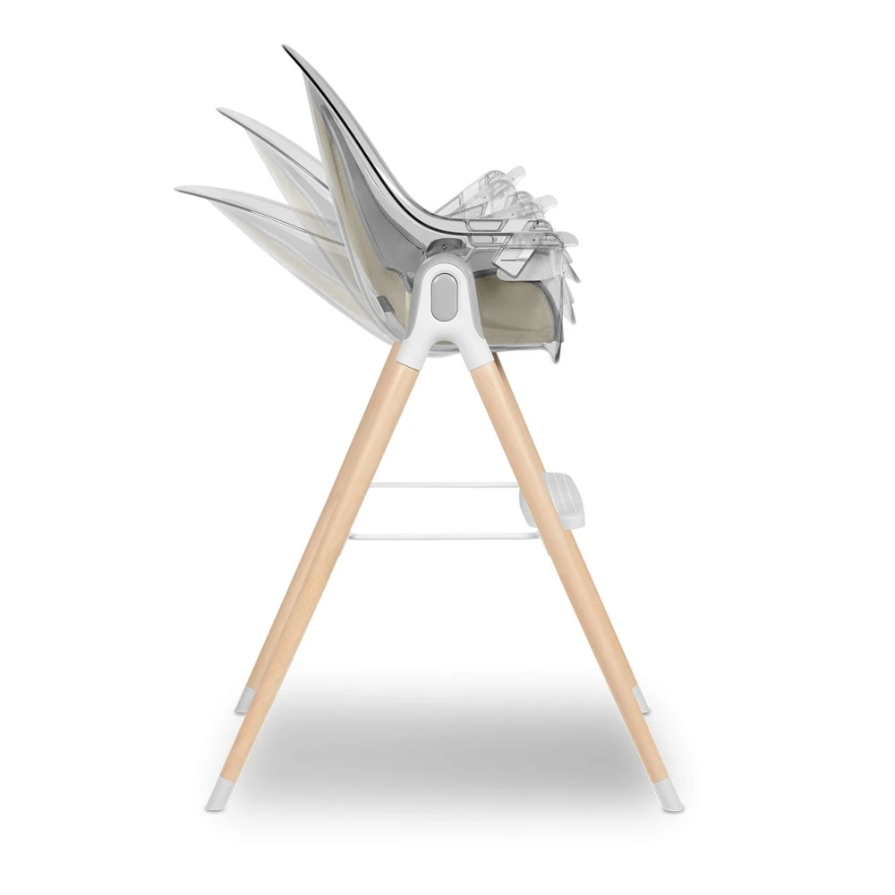 Lionelo Chaise Haute Maya White 7 Lionelo Chaise Haute Maya White – Image 5