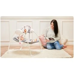 Lionelo Balancelle Ruben Stone Grey Rose -Lionelo le069058111 6