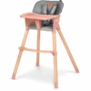 Lionelo Chaise Haute Enfant évolutive Koen Bois Rose