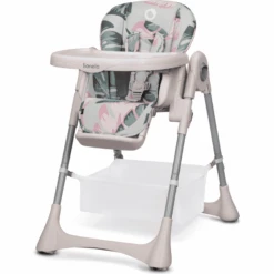 Lionelo Chaise Haute Enfant Zanna Pink Bubblegum
