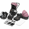 Lionelo Poussette Trio Combinée 3en1 Amber Pink Rose